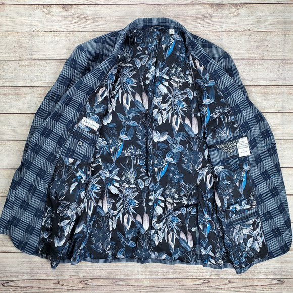 Robert Graham Rosberg Sport Coat Plaid Men's Size 44 - Picture 5 of 12